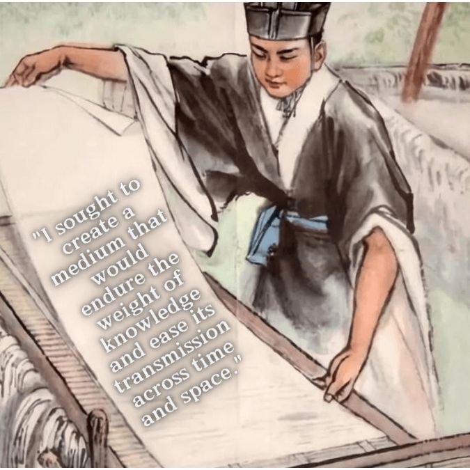 “The Legacy of Cai Lun: Innovator of Ancient Chinese Papermaking”